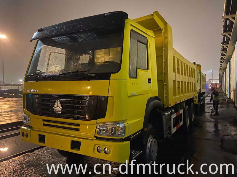 6X4 refurbished dump trucks (5)_